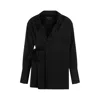 FABIANA FILIPPI BLACK VISCOSE BLAZER