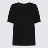 Fabiana Filippi Black Viscose T-shirt In Black