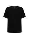 Fabiana Filippi Black Viscose T-shirt In Black