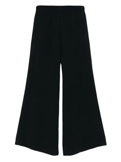 FABIANA FILIPPI BLACK WIDE-LEG TROUSERS