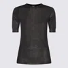 Shop Fabiana Filippi Black Wool Knitwear