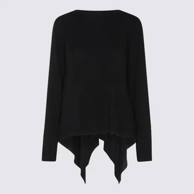 FABIANA FILIPPI BLACK WOOL KNITWEAR