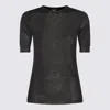 Fabiana Filippi Black Wool Knitwear In Black