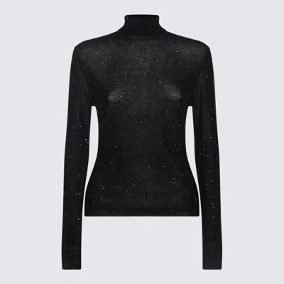 Fabiana Filippi Black Wool Knitwear