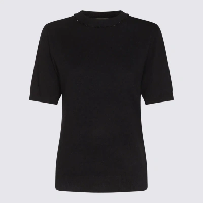 Fabiana Filippi Black Wool Knitwear