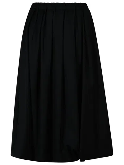 FABIANA FILIPPI FABIANA FILIPPI BLACK WOOL SKIRT