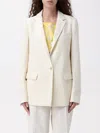 Fabiana Filippi Women's Front Button Jacket In Cream