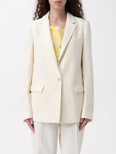 FABIANA FILIPPI BLAZER FABIANA FILIPPI WOMAN COLOR CREAM,423574078