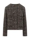 Fabiana Filippi Blazer Jacket In Brown