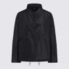 Fabiana Filippi Collared Drawstring Hem Long Sleeves Jacket In Black