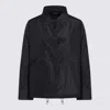 Fabiana Filippi Collared Drawstring Hem Long Sleeves Jacket In Black