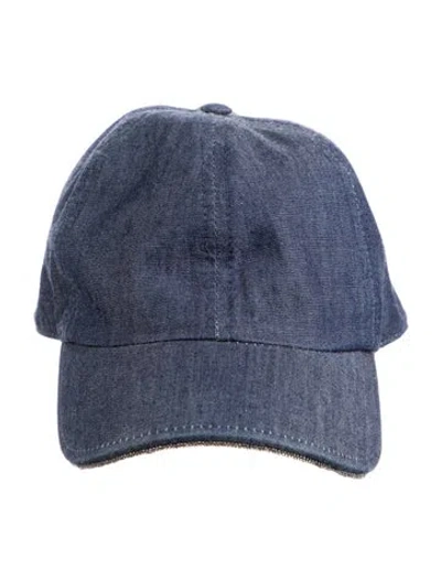 Pre-owned Fabiana Filippi Blue Cotton Cap