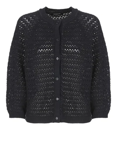 Fabiana Filippi Blue Cotton Sweater