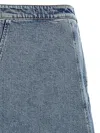Fabiana Filippi Blue Denim Flared Midi Skirt