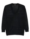 Fabiana Filippi Linen Blend V-necked Sweater