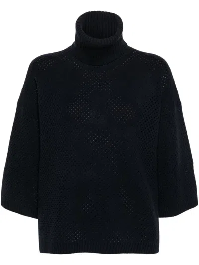 Fabiana Filippi Platinum Sweater In Blue