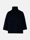 Fabiana Filippi Blue Wool Blend Turtleneck Sweater In Blue