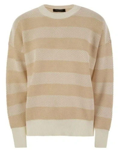 Fabiana Filippi Boat Neck Sweater In Neutral