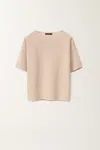 Fabiana Filippi Cotton And Lurex Sweater In Neutral
