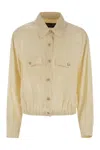 Fabiana Filippi Bomber Jacket With Front Pockets And Diamond Thread