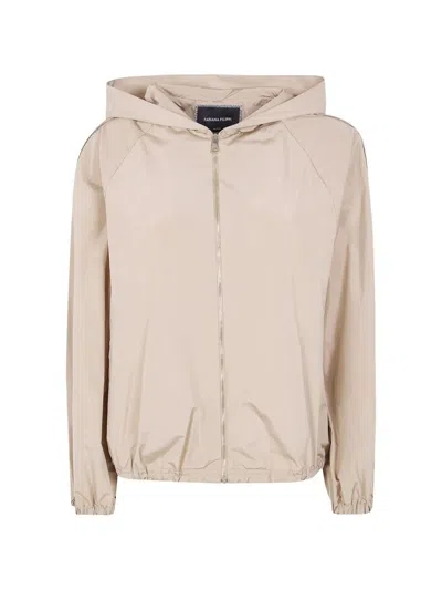 Fabiana Filippi Bomber Sport Light Jacket In Neutral