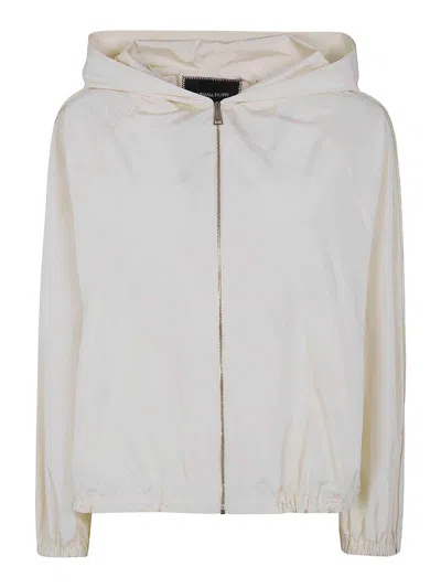 Fabiana Filippi Bomber Sport Light Jacket In White