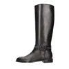 Fabiana Filippi Boots Black In Nero Neri E Grigi