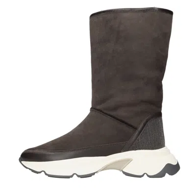 Fabiana Filippi Boots Brown In Marrone Marroni