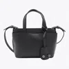 Fabiana Filippi Black Leather Top Handle Bag