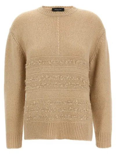 FABIANA FILIPPI FABIANA FILIPPI BOUCLÉ INSERT SWEATER