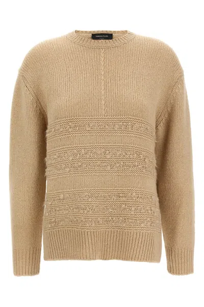 FABIANA FILIPPI BOUCLÉ INSERT SWEATER