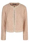 Fabiana Filippi Women's Boucle Knit Coat In Pink