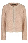 Fabiana Filippi Women's Boucle Knit Coat In Pink