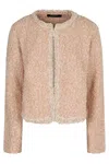 Fabiana Filippi Women's Boucle Knit Coat In Pink
