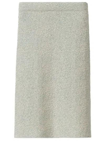 Fabiana Filippi Bouclé Midi Skirt In Yellow