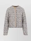 Fabiana Filippi Tailored Textured Jacket In Gray