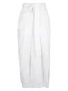 Fabiana Filippi Bow-tied Skirt In White