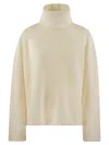 Fabiana Filippi Suéter Con Cuello Alto - Blanco In White