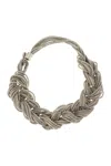 Fabiana Filippi Braided Necklace With Diamond Wire