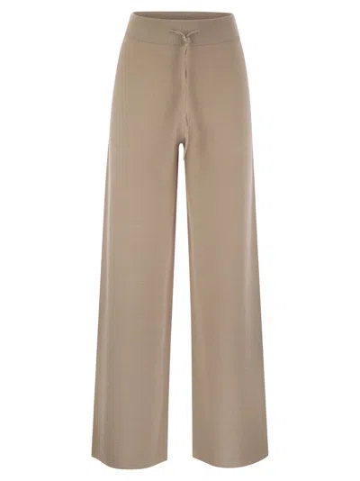 FABIANA FILIPPI BRILLIANT COTTON KNIT TROUSERS