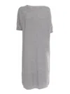 Fabiana Filippi Rock Grey Platinum Dress In Grey