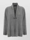 Fabiana Filippi Jewel Brooch Cardigan Sweaters And Cardigans Gray In Gray