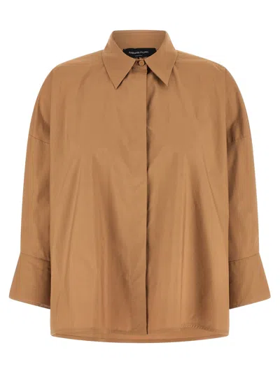 Fabiana Filippi Brown Cotton Women's Blouse