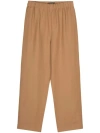 Fabiana Filippi Mid-rise Tapered-leg Trousers In Brown