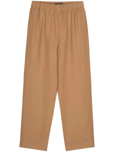 Fabiana Filippi Jogging Trousers In Linen And Viscose In Multi