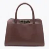 Fabiana Filippi Brown Leather Top Handle Bag