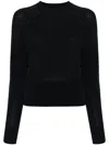 Fabiana Filippi Brushed Cashmere Jumper In Blue