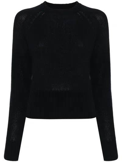 Fabiana Filippi Brushed Cashmere Jumper In Blue