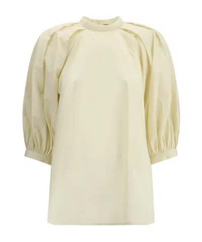 FABIANA FILIPPI FABIANA FILIPPI BALLOON SLEEVED HIGH-NECK BLOUSE