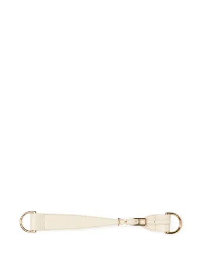 Fabiana Filippi Buckle Ring Belt In White
